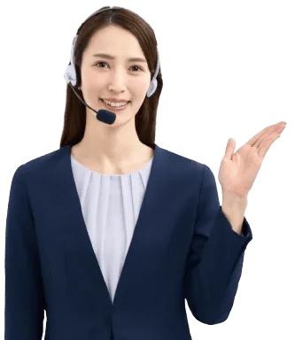 コールセンターの女性（ご案内）