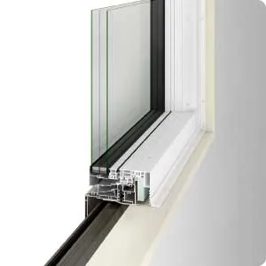 リプラス断面(居室仕様アタッチ枠TW用内観)