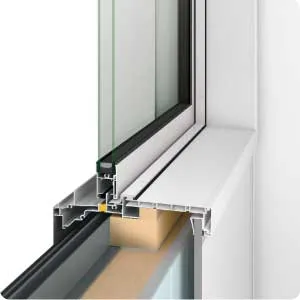 リプラス断面(浴室仕様ブリッジ枠内観)