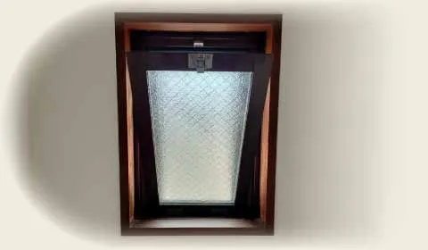 内窓を設置できない窓イメージ画像（例-内倒し窓）