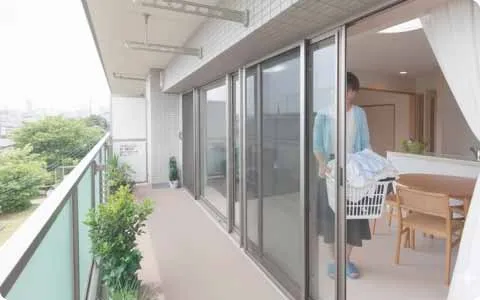 出入りが多いベランダの掃き出し窓