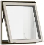 横すべり出し窓(ｸﾞﾚﾓﾝ)_外観ｼｬｲﾝｸﾞﾚｰ