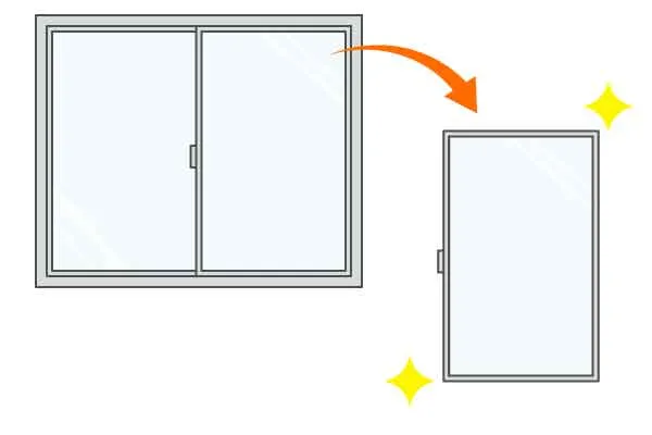 窓の開閉スムーズ（窓枠・障子取替）
