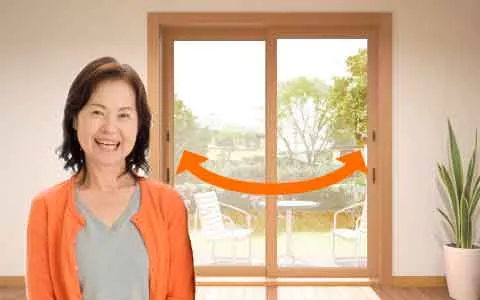 窓交換で、サッシも戸車も取り替えるので、開閉がスムーズ。