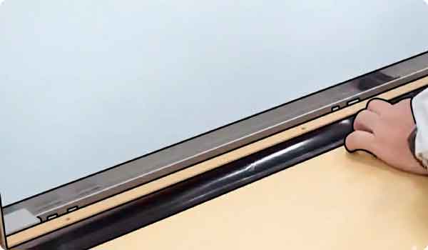 リクシル-カバー工法工程イメージ画像（2回目の気密テープ）