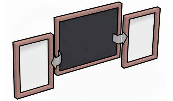 リクシル-カバー工法工程イメージ画像（窓の取り外し）