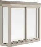 汎用ｶｯﾄﾓｰﾙ_居室用出窓_LB型_内観ﾌﾟﾚｼｬｽﾎﾜｲﾄP_外観ｼｬｲﾝｸﾞﾚｰ